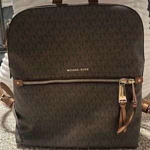 Brown Michael Kors backpack